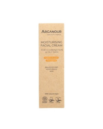Crema facial hidratante para piel mixta y grasa